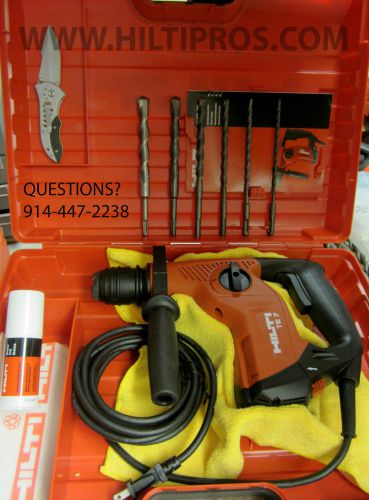 HILTI TE 7 ROTARY HAMMER DRILL, STRONG ,BRAND NEW, FREE DRILL BITS,FAST SHIP