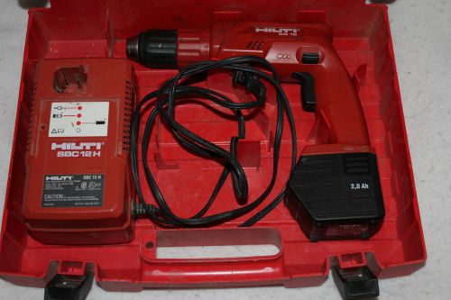 USED HILTI SB12 12volt DRILL/DRIVER c/w CASE, BATTERY and CHARGER