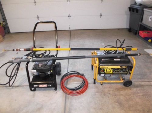 Wen generator and craftsman power washer for sale