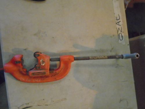RIDGID NO. 3-S 1&#034;-3&#034; PIPE CUTTER USED SEE PHOTOS FOR DETAILS