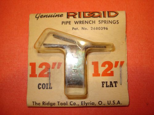 New old stock ridgid 31640 repair spring kit for 12&#034; pipe wrench with free ship for sale