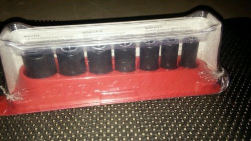 Snap on 3/8&#034;  7pc  sae semi deep impact socket set   #207imfs w/magnetic tray for sale