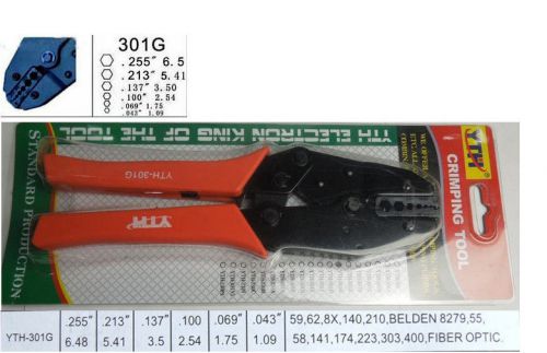 Hex cables crimper crimping pliers for bnc sma mcx tnc rg-58 59 55 8279 174 223 for sale