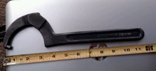 J.H. Williams Pin Style Adjustable Spanner Wrench 0-474A Size 4 1/2 To 6 1/4