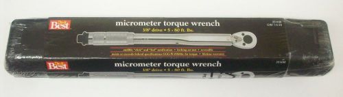 Do It Best 351498 3/8&#034; Dr. Reversible Micrometer Torque Wrench 80 Ft.Lbs