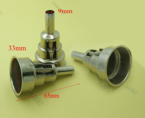1pc metallic iron round 35mm tuyeres to 65 x 9mm nozzle for handheld hot air gun for sale