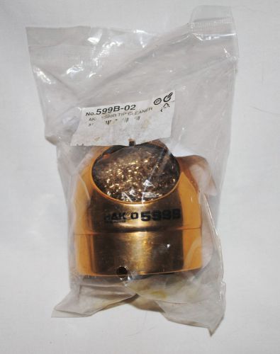 Hakko 599b-02 solder tip cleaning wire and holder new for sale