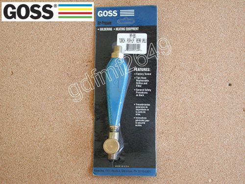 GOSS Torch Handle AP-99 LP Propane Mapp Rear Valve Made in USA New in Package