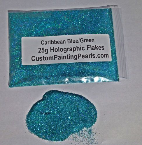Caribbean blue/green halo holographic flakes plasti dip gallon kit clear acylic for sale