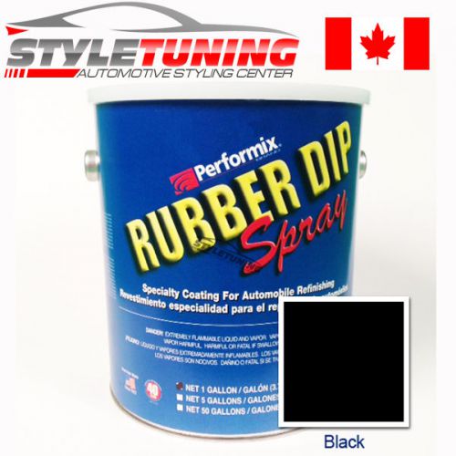 1 gallon of plasti dip rubber spray canada - black for sale