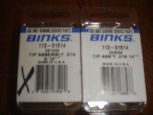 BINKS 113 SERIES AIR-ASSISTED AIRLESS SPRAY TIPS!