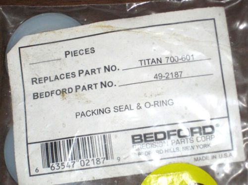 Bedford packing seal &amp; o-ring 49-2187 for titan 440 sprayer - 700-601 for sale