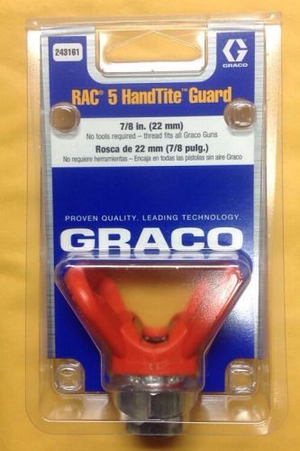 Graco 243161 orange handtite 7/8&#034; thread tip guard for rac 4 and rac 5 spray tip for sale