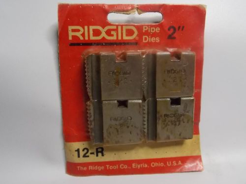 RIDGID 2&#034; NPT PIPE THREADING DIES RH 12-R O-R 11-R 111-R 00-R 31-A REF 37850
