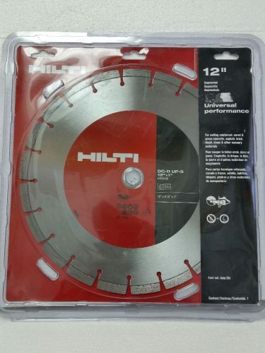 HILTI 12 IN. DIAMOND BLADE DC-D UP-S, BRAND NEW, NEVER USED!!