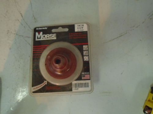 MORSE 2-3/8&#034; HOLE SAW W/ ARBOR NEW FREE SHIPPING IN USA SEE PHOTOS FOR DETAILS