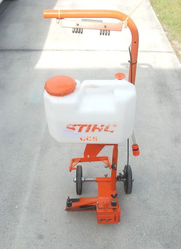 Stihl concrete cut-off saw walk behind trolley cart l for sale
