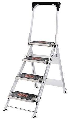 4 step little giant ladders safety step ladder 4 step(st10410ba) for sale