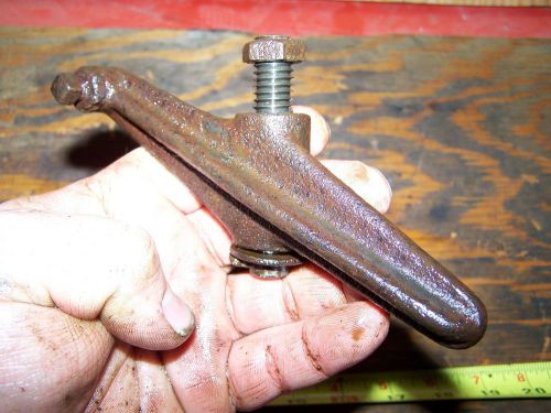 Old alamo rock island empire hit miss gas engine exhaust rocker arm lever steam for sale