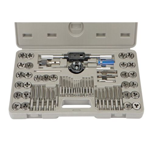 Tool set sae &amp; metric tap and die set 60 pieces, precision ground, alloy steel for sale