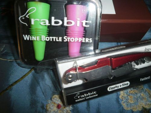 New Rabbit Waiter&#039;s Corkscrew and Wine Bottle Stoppers