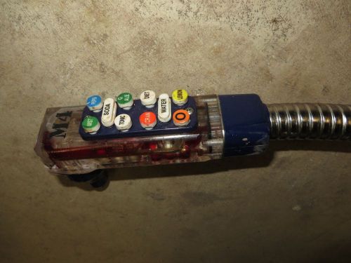 Wunderbar 10 button soda gun w/30&#034; ss flex hose, model wbm-10620 free shipping for sale