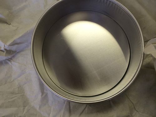 CHEESE CAKE PANS/REMOVABLE BOTTOMS  10&#034; BY 3&#034; HIGH HEAVY DUTY GRADE
