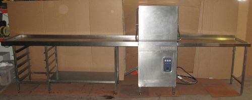 Comenda lc 1200 bt pass through dishwasher with inlet &amp; oulet tables, catering for sale