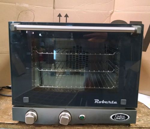 Cadco roberta electric 1/4 size compact countertop convection oven xaf003 120 v for sale