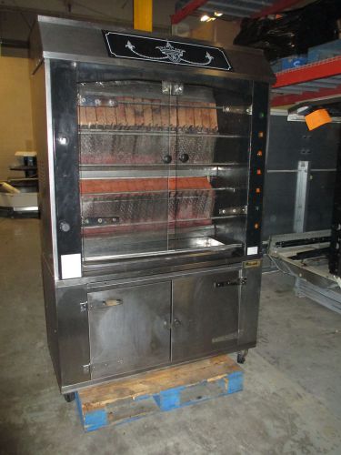 ROTISOL 1350-5  ROTISSERIE OVEN CHICKEN/RIBS DISPLAY SPITS GAS