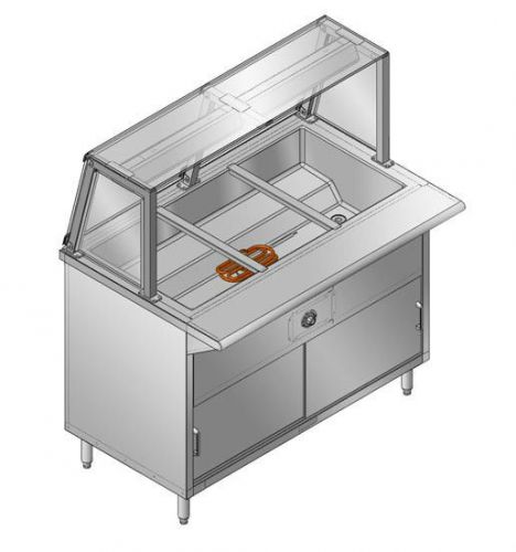 New restaurant stainless steel economical electric buffet table model pbts-4e for sale
