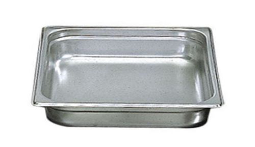 1 stainless steel anti-jam steam table food pan 1/2 half size 1.5&#034; deep nsf new for sale