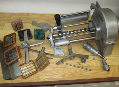 HOBART POWER DICER ATTACHMENT, FRENCH FRIES, RESTAURANT MIXER, PARTS &amp; MANUAL