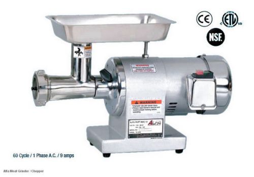 Standard #12 head alfa meat grinder mc-12 1 hp/115v for sale