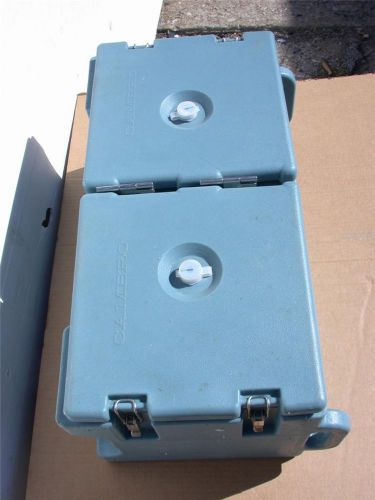 Cambro catering case double cavity 14&#034; x 11.5&#034; x 25&#034; / individual 8.5&#034; x 9 x 9.5 for sale