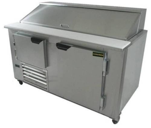 Cooltech 1-1/2 door refrigerated sandwich salad prep table 60&#034; for sale