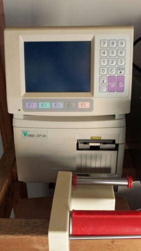 Digi dp-90 touch screen label printer with rewinder for sale