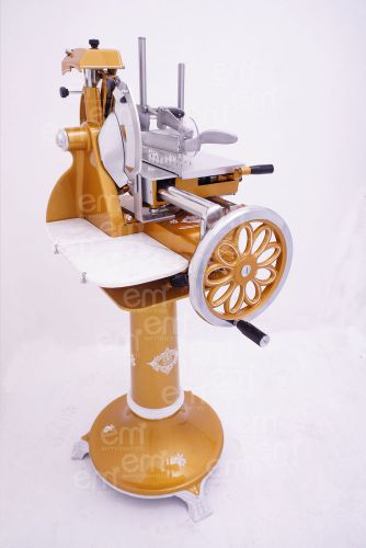 Legend 300 volano hand crank meat slicer w/ matching stand manual vintage style for sale