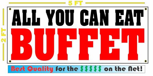 ALL YOU CAN EAT PIZZA BUFFET All Weather Banner Sign 4 Bar Restaurant Shop Store