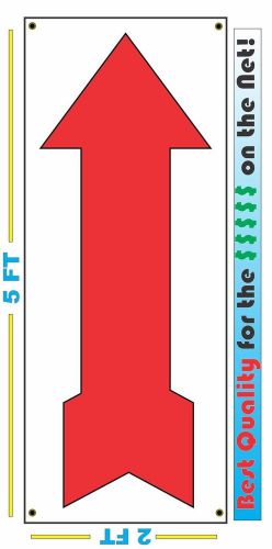 Full Color GIANT UP ARROW Sign NEW XL Larger Size BEST PRICE ON THE NET!
