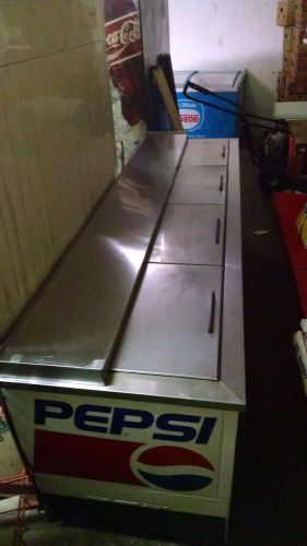 Pepsi Cooler/ 6 foot/ Excellent Condition/ Works Great/ Vintage/ Anitque