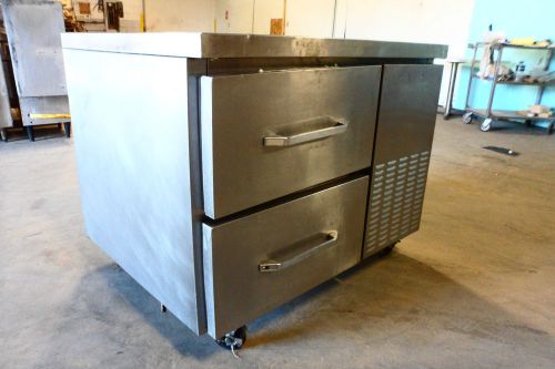 HEAVY DUTY COMMERCIAL STAINLESS STEEL &#034;CONTINENTAL&#034; UNDER COUNTER REFRIGERATOR