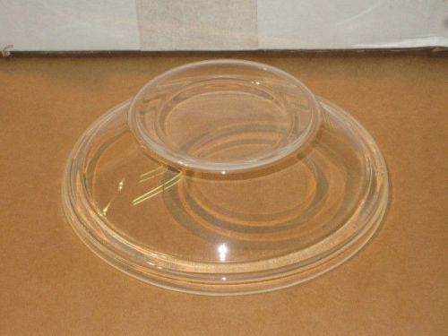 Carlisle Group A Clear Round Plate Cover for 7&#034; or Less Plates (Box of 24)