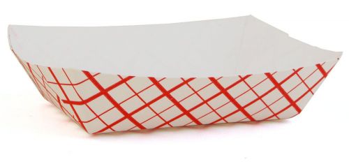 Southern Champion Tray 0405 #40 Southland Paperboard Red Check Food Tray, 6 oz