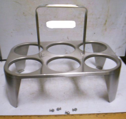 Stainless steel flatware washing and transporting cylinder rack (nos) for sale