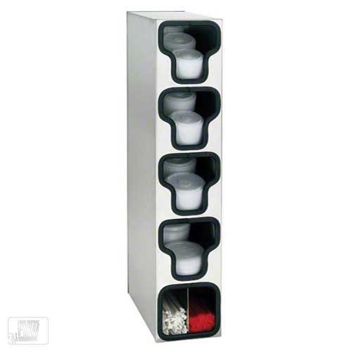 Dispense-rite (tlo-4ss) 6 compartment lid &amp; condiment organizer for sale