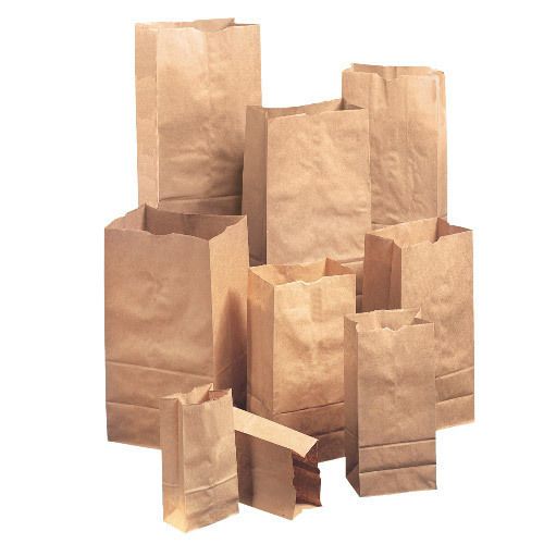 Paper Bags &amp; Sacks 8# Natural Extra Heavy Duty Paper Bag 500/Bundle