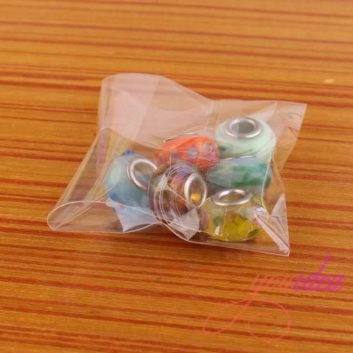 500pcs 6x9cm clear self adhesive seal plastic opp bags free ship 120122 for sale