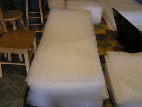 29 pieces: 12&#034; X 30&#034; X 1/8&#034; perforated FOAM WRAP packing CLEAN Used once white