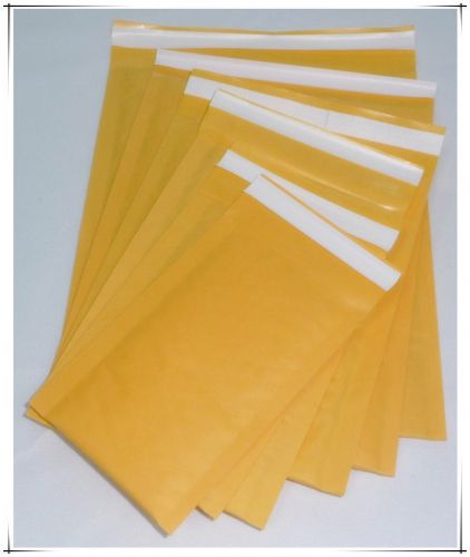 100  #0000 4x6 SMALL SELF SEAL KRAFT BUBBLE MAILERS PADDED ENVELOPES 4&#034; x 6&#034;